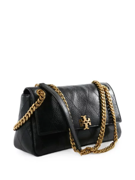 Matlasat geantă Tory Burch din piele negru