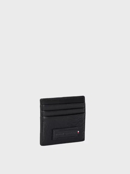 Кожаный кошелек Tommy Hilfiger черный