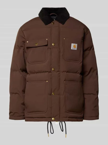 Kurtka pikowana z detalem z logo model ‘RAYLER’ Carhartt Work In Progress brązowa