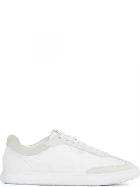 Calvin Klein De piele sneakers alb