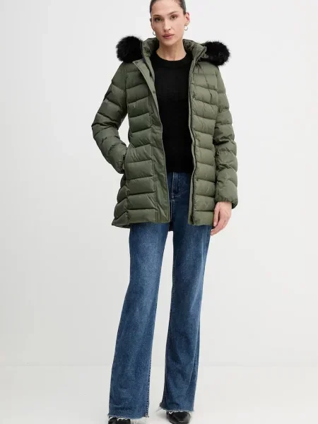 Geox kurtka puchowa CATRIA zimowa zielony