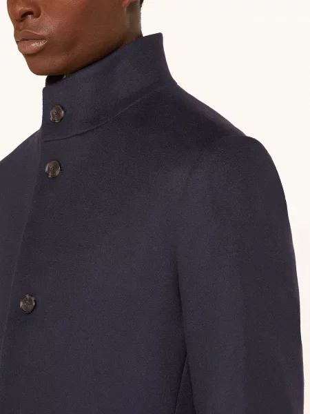 Tommy Hilfiger Vlněný Kabát tmavě modrá