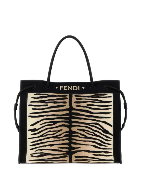 Shopper kabelka Fendi čierna