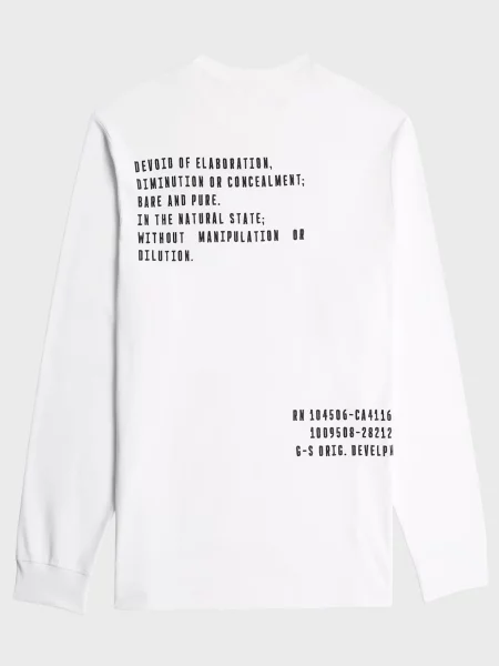 Лонгслів G-star Raw білий