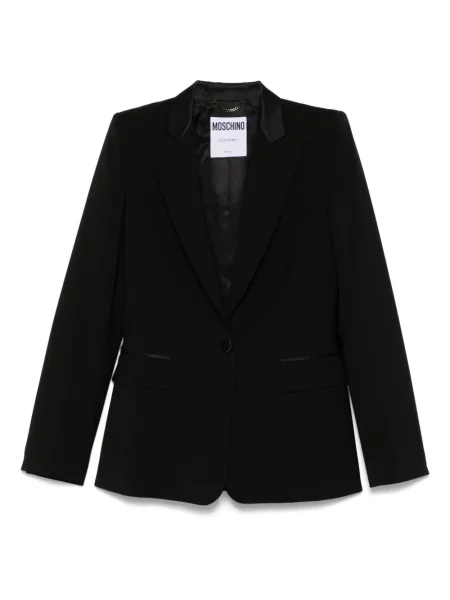 Sacou Moschino de lână negru