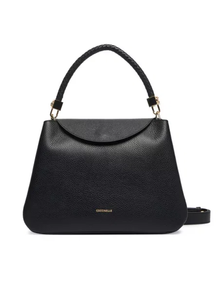 Torebka crossbody Coccinelle skórzana czarna