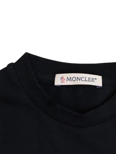 Koszulka dziecięca Moncler Enfant niebieska