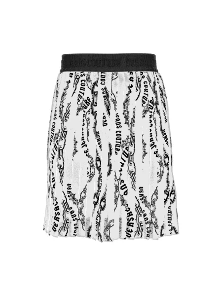 Spódnica jeansowa Versace Jeans Couture biała