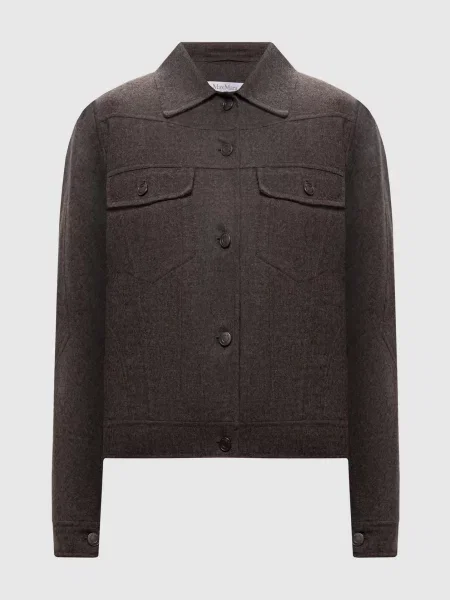 Куртка RAPACE з вовни Max Mara коричнева