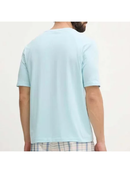 Calvin Klein T-shirt z bawełną niebieska