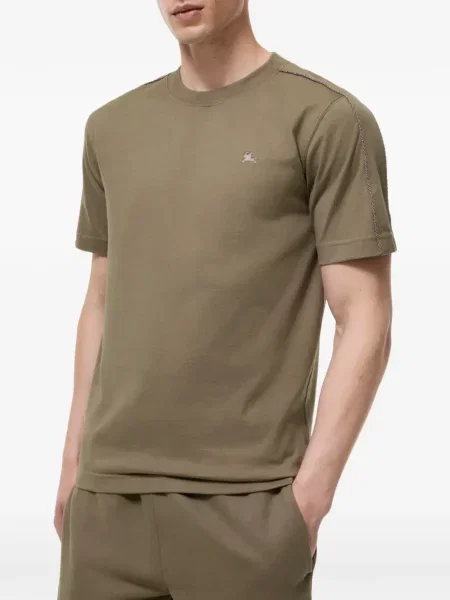 Tricou Burberry în carouri verde