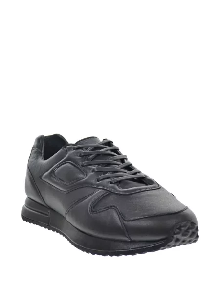 Sneakerși Pony din piele negru