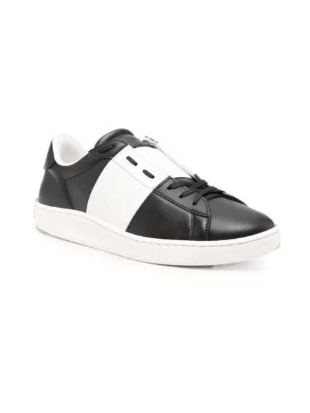 Sneakersy Valentino Garavani skórzane czarne