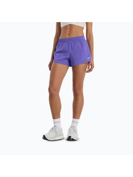 Szorty new balance RC Seamless Short 3 Inch kobiece L fioletowe