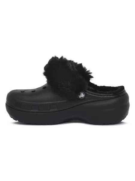 Platform talpú klasszikus félcipő Crocs fekete