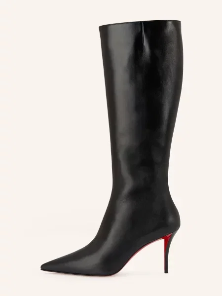 Christian Louboutin Kozačky Miss Z 80 černá