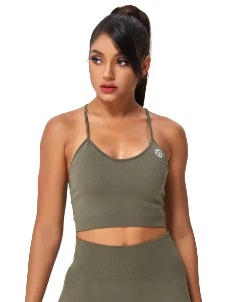 YEAZ Sutien sport Charm oliv