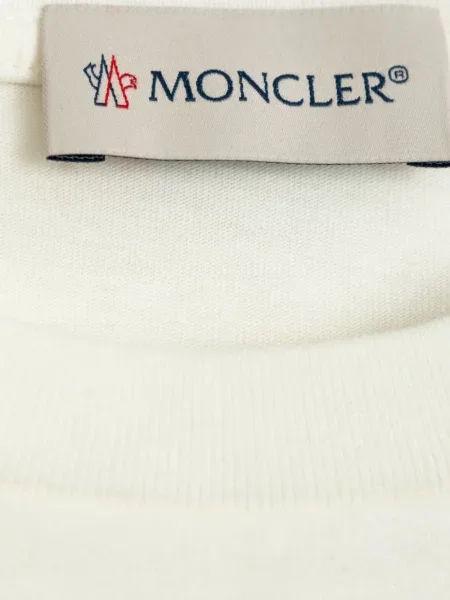 Koszulka dziecięca Moncler Enfant biała