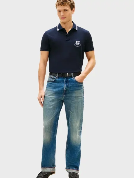 Поло Tommy Hilfiger синее