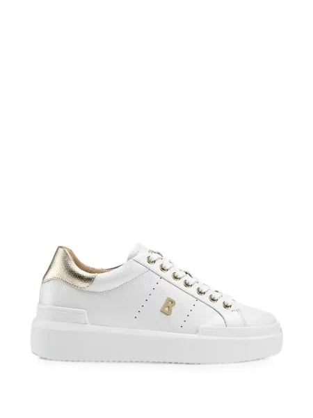 Sneakerși Bogner cu autograf alb