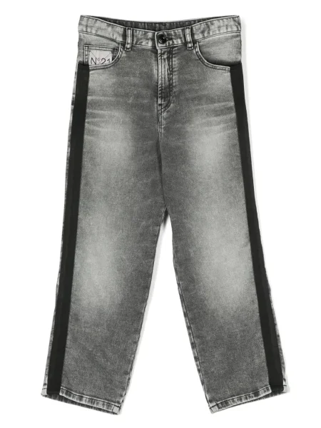 Jeansy straight leg dziecięce N°21 szare