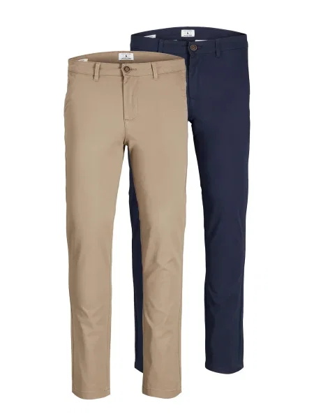 JACK & JONES Pantaloni eleganți Marco / bleumarin bej