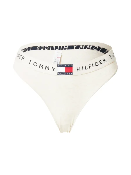 Tommy Hilfiger Klasické nohavičky Écru biela