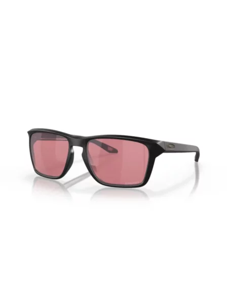Polerowane przezroczyste okulary Oakley Sylas z szafirowymi soczewkami Prizm białe