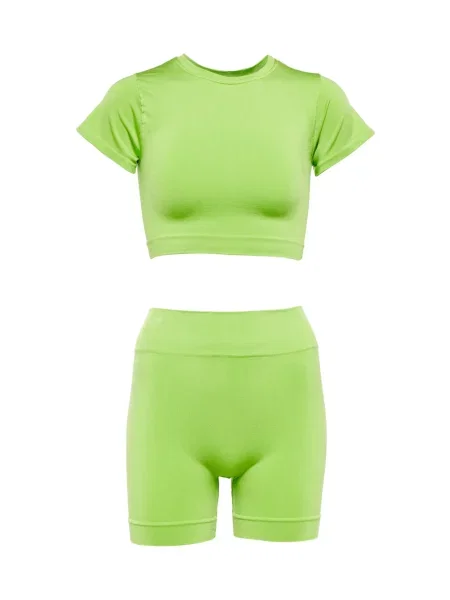 Szorty Prismâ² o krotszym kroju zielone