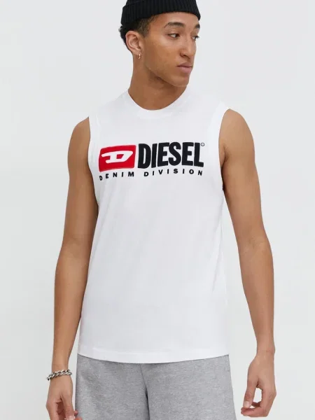 Diesel tričko T-ISCO-DIV bílé