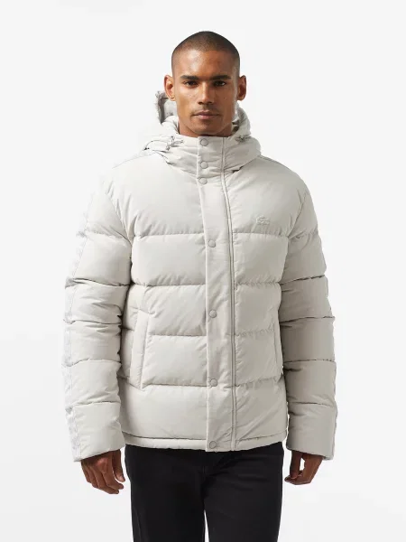 Пуховик Lacoste белый