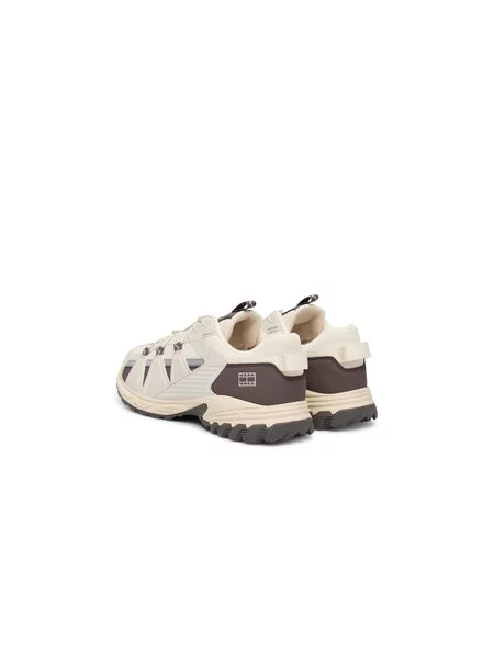 Tommy Jeans Superge Tjm Outdoor Runner Écru