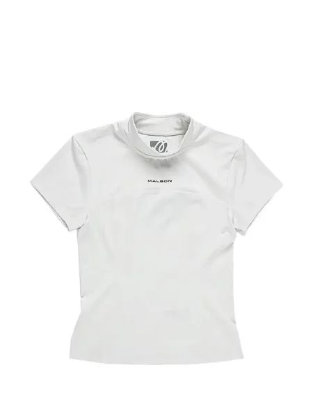 Golf tricou Malbon Golf cu imagine alb