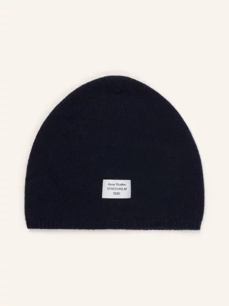 Acne Studios Kašmírová Čepice tmavě modrá