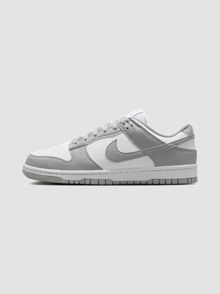 Кожаные кроссовки Nike Dunk белые