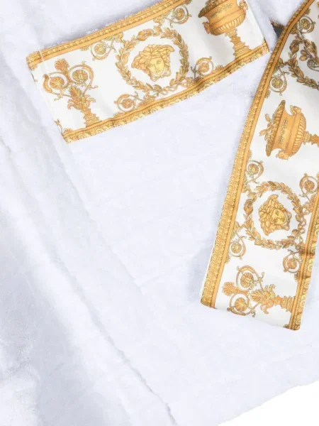 Szlafrok dziecięcy Versace biały