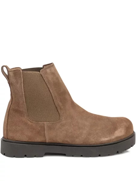 Botine Birkenstock din piele de căprioară maro