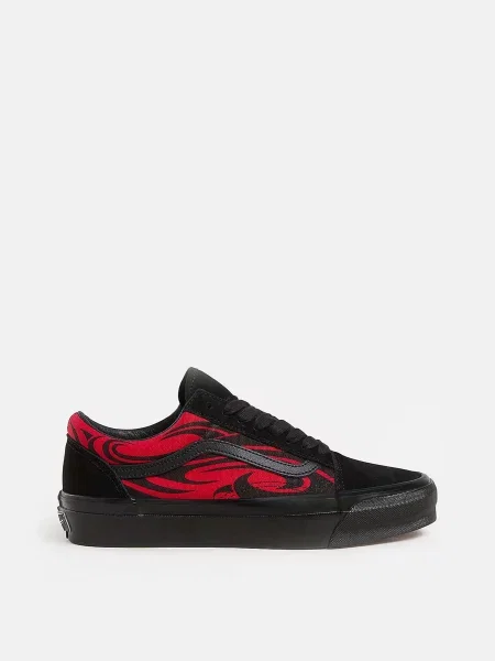 Кеди низькі Vans Lx Old Skool замша/текстиль чорний