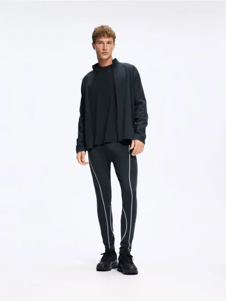 Reserved Sportowe legginsy czarny