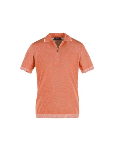 Sweter Moorer pomarańczowy