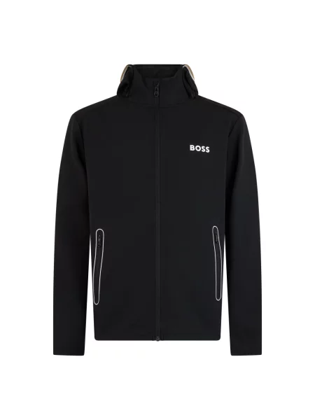 Bluza z kapturem Boss Green czarna