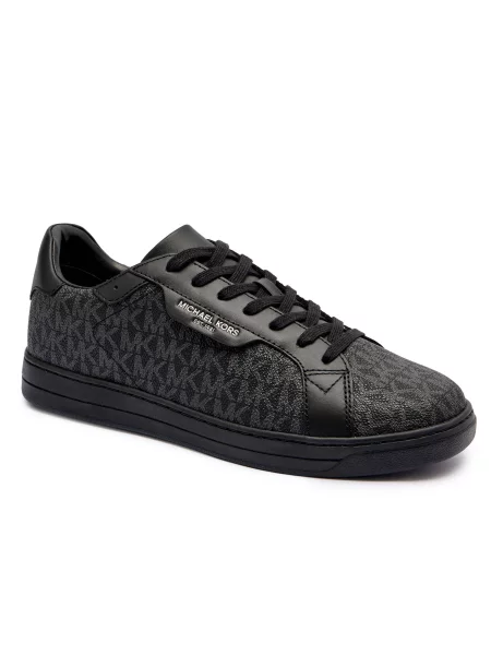 Michael Kors Sneakers KEATING cu adaos de piele negru
