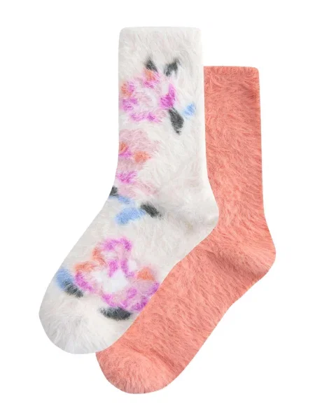 Next Șosete portocaliu caisă / rosé alb