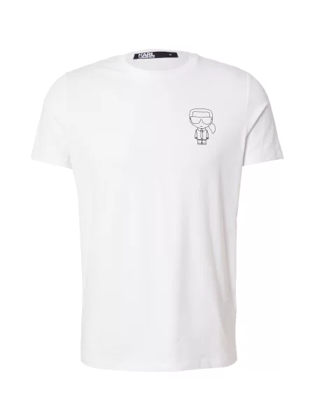 Karl Lagerfeld Tricou negru alb