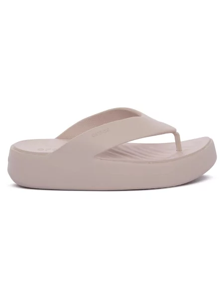 Natikače Crocs s platformom siva