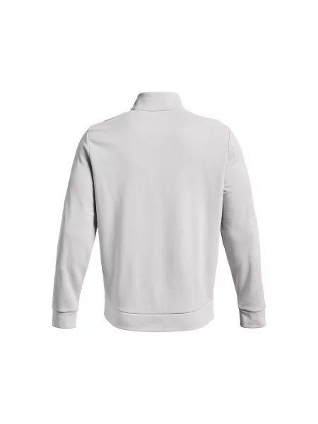 Fleecová mikina Under Armour sivá