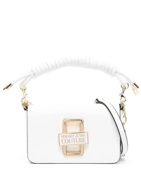 Чанта Versace Jeans Couture с дантела бяло