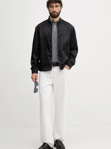 Armani Exchange Geacă bomber negru