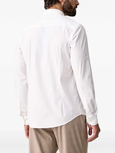 Cămașă Trussardi cu broderie alb
