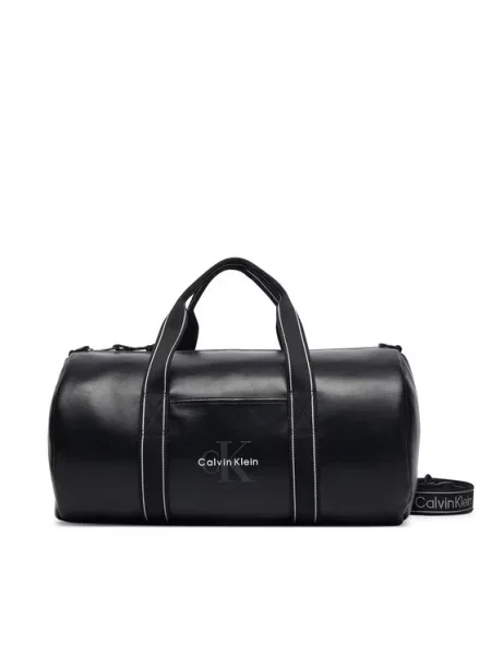 Calvin Klein Torba Bold Logo Webbing Weekender czarny